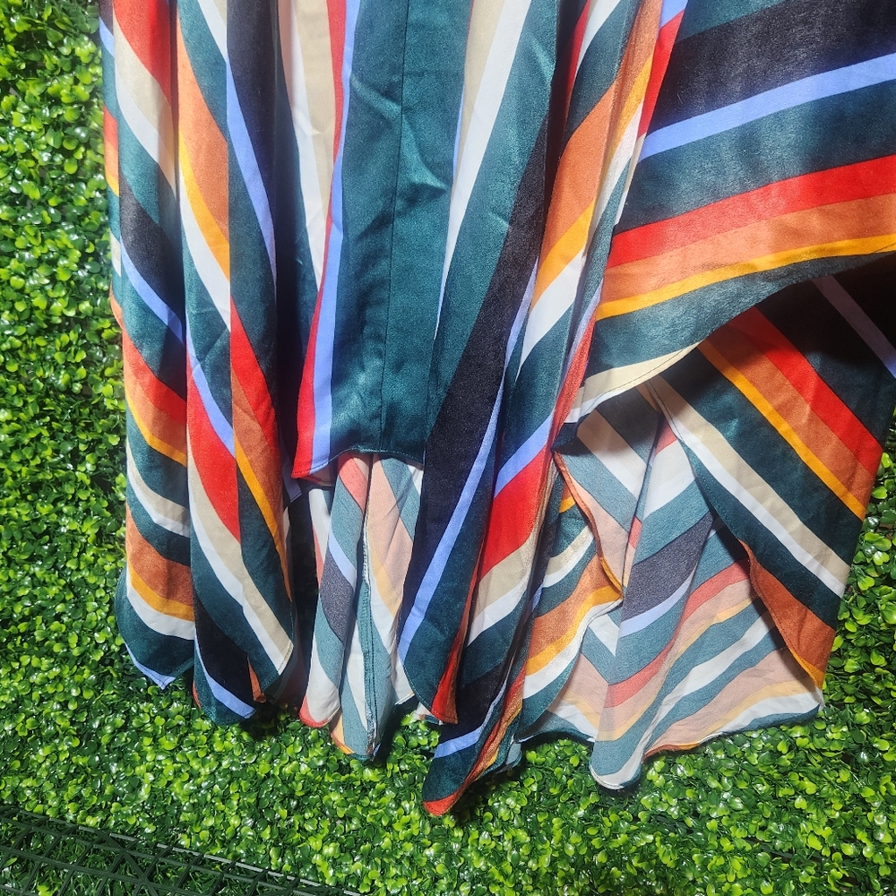 SOLD Multicolor Striped High-Low Dress by Lulus Size Small - Picture 4 of 10